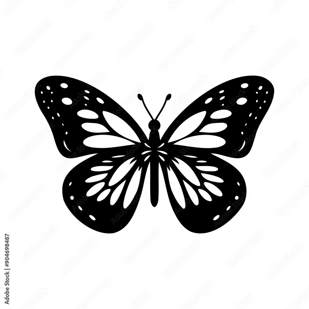 a design with silhouette art, a picture of a black butterfly a design with silhouette art, a picture of a black butterfly