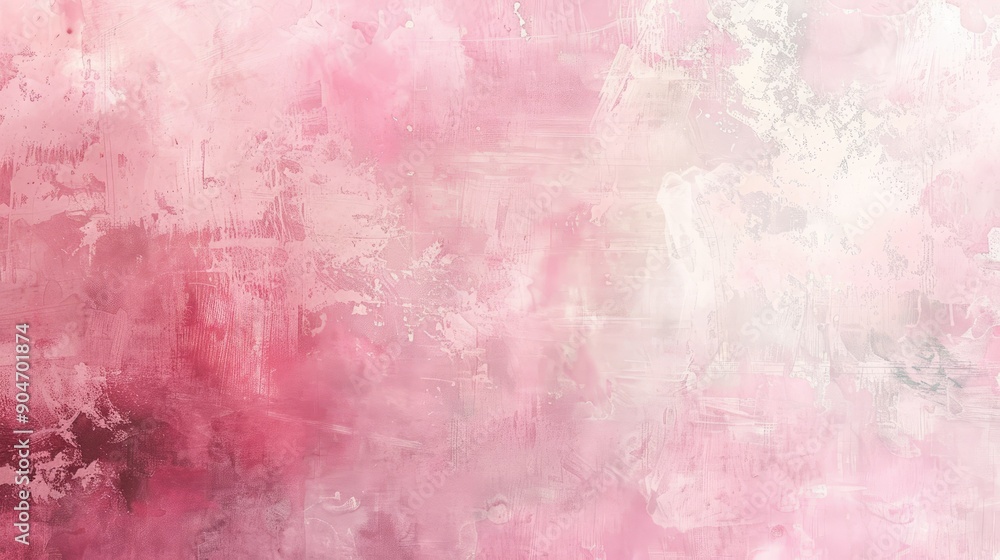 Fototapeta premium Soft blush pink tones create a pastel-themed abstract metal texture background, offering a delicate and modern look.
