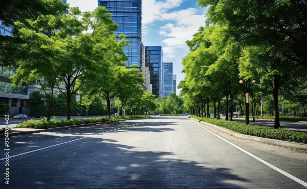 Serene Urban Oasis Amid Modern Architecture Serene Urban Oasis Amid Modern Architecture