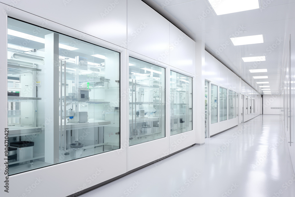 Naklejka premium Pristine Modern Laboratory Interior