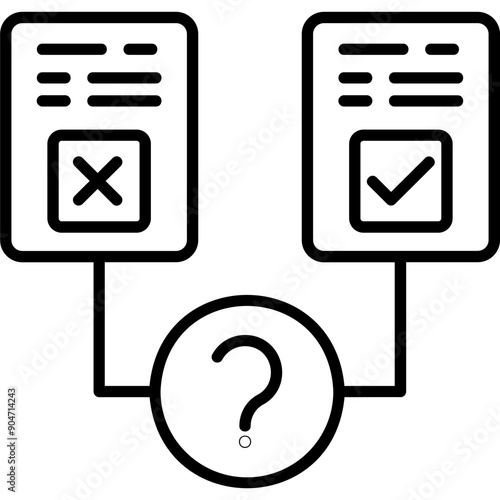 Hypothesis Testing Icon