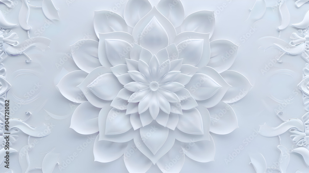 3d elegant luxury home ceiling wall wedding mandala background,generative ai 3d elegant luxury home ceiling wall wedding mandala background,generative ai