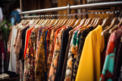 Wallpaper Mural Colorful Fashion Selection on Display Torontodigital.ca