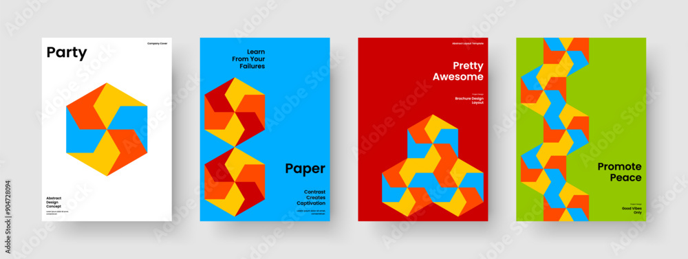 Obraz premium Isolated Banner Design. Abstract Book Cover Template. Creative Background Layout. Flyer. Brochure. Poster. Business Presentation. Report. Leaflet. Notebook. Brand Identity. Newsletter. Magazine