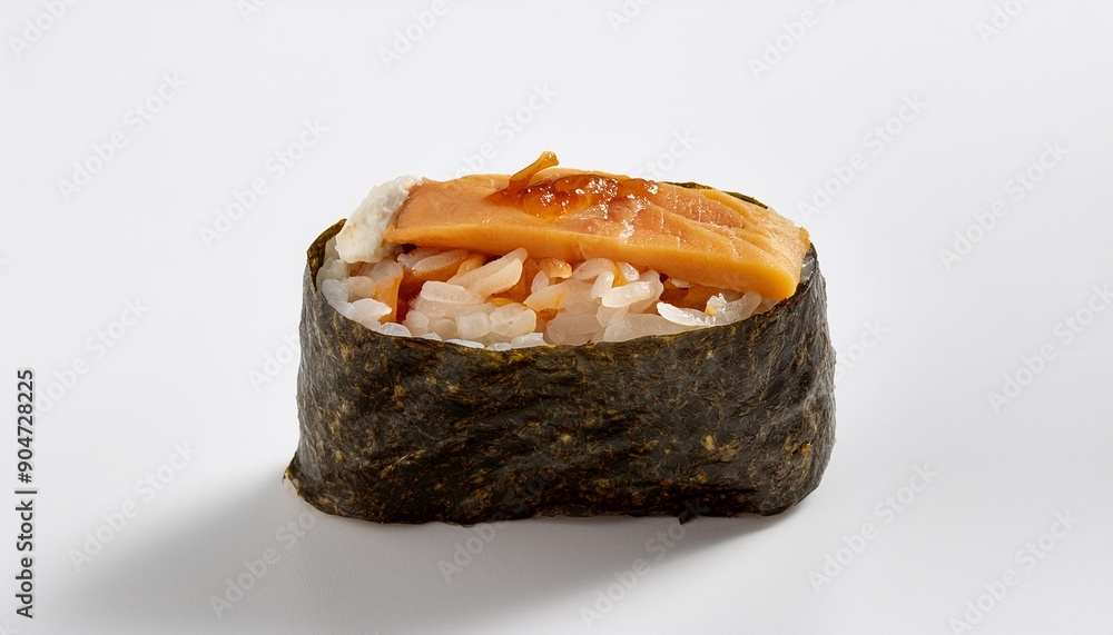 sushi with white background. isolated. sushi with white background. isolated.