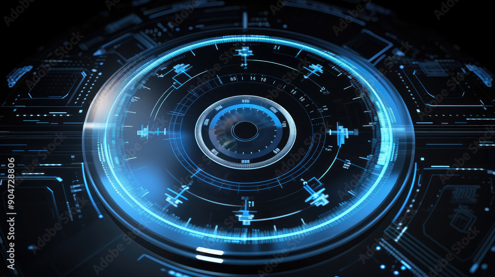 Advanced Futuristic Technology Interface Background Advanced Futuristic Technology Interface Background