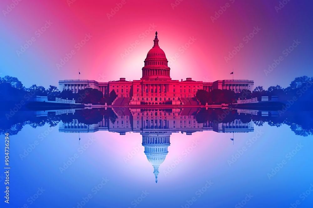 Fototapeta premium Washington DC, US Capitol Building