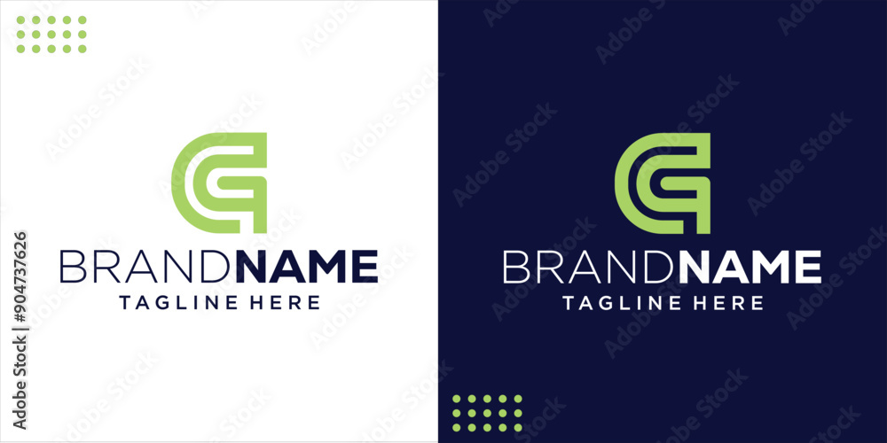 Creative Monogram Letter G Logo, Design Inspiration, Illustration, Vector Creative Monogram Letter G Logo, Design Inspiration, Illustration, Vector