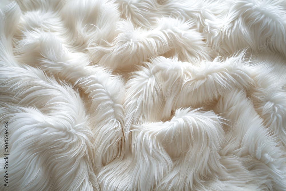 White fur background, close-up of animal hair texture. White fox or rabbit pelt pattern for design and decoration in nature concept. Flat lay. copy space for text White fur background, close-up of animal hair texture. White fox or rabbit pelt pattern for design and decoration in nature concept. Flat lay. copy space for text