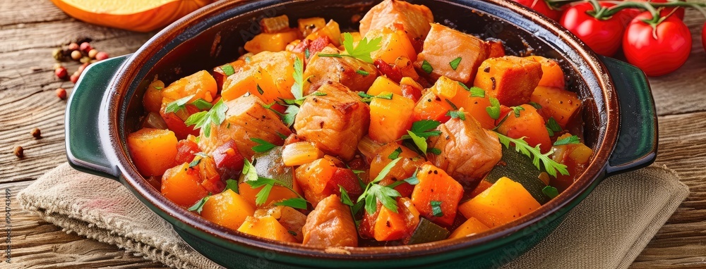 Hearty Rustic Chicken Stew with Vegetables Hearty Rustic Chicken Stew with Vegetables