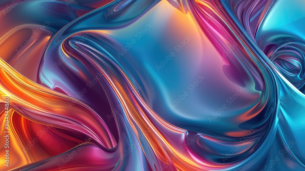 Flowing Silk Fabric Abstract Background Flowing Silk Fabric Abstract Background
