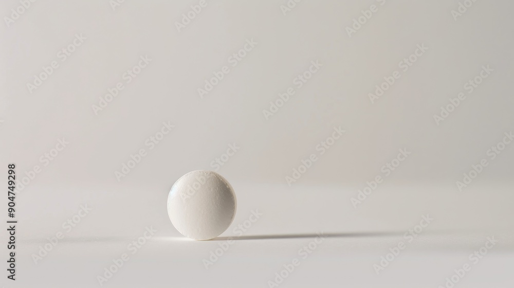 Aspirin pill on white background with space for text Aspirin pill on white background with space for text
