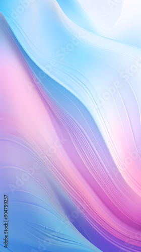 Digital pink blue fantasy curve abstract graphic poster background © yonshan