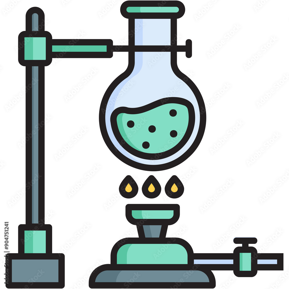 Bunsen Burner Sticker Bunsen Burner Sticker