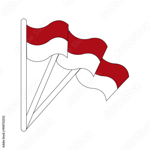 Indonesian Flag Decoration