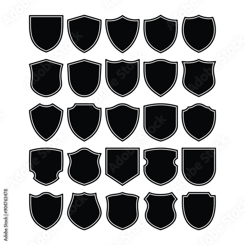 Set of shield vector 