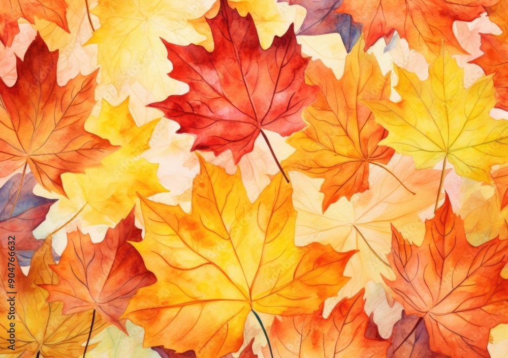 Autumn leaves background Autumn leaves background