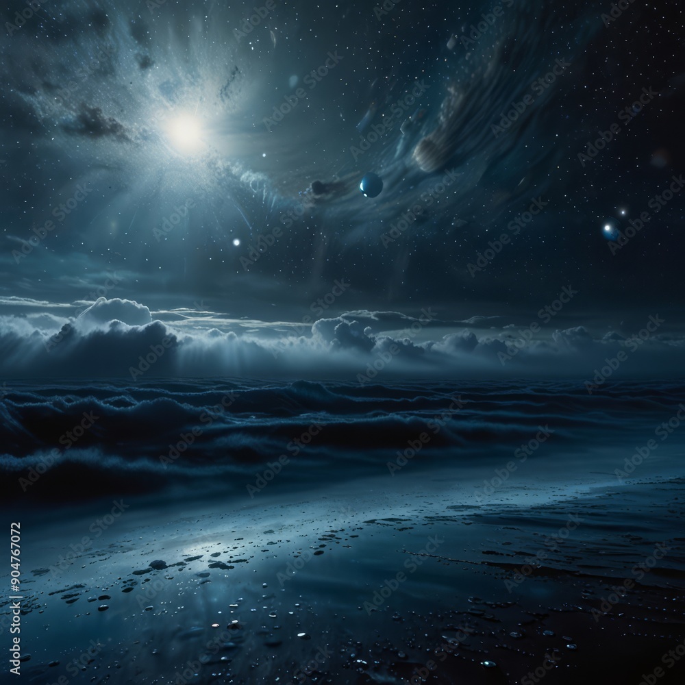 planet in space planet in space