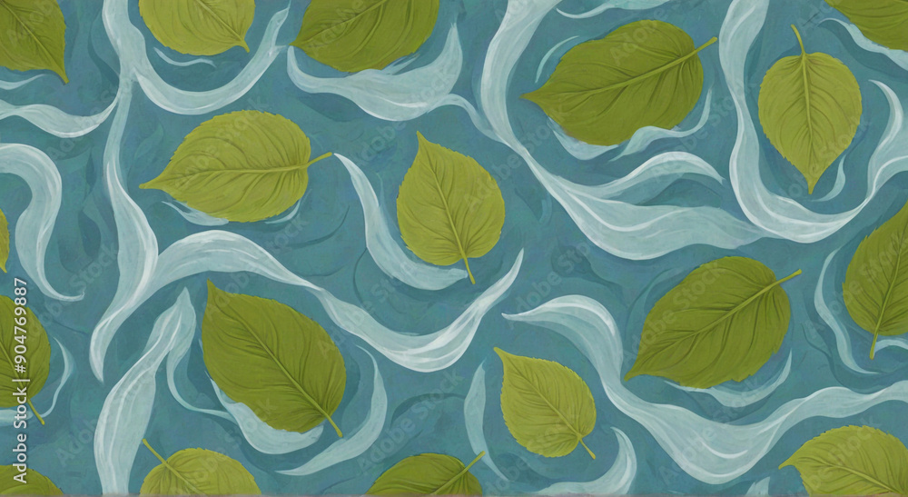 seamless background with leaves seamless background with leaves