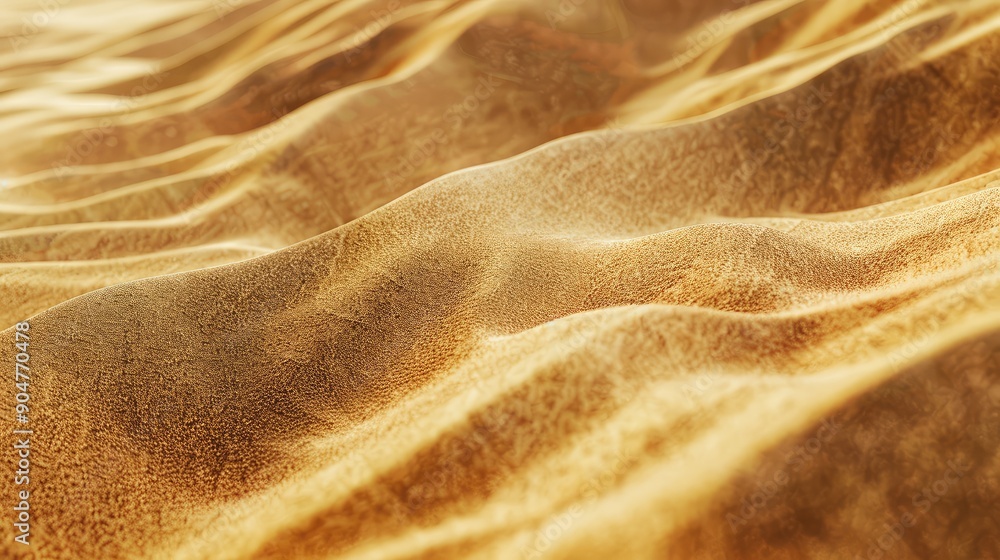 Mesmerizing Golden Sand Dunes at Sunset Mesmerizing Golden Sand Dunes at Sunset