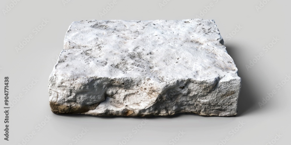 White rock with dirt White rock with dirt