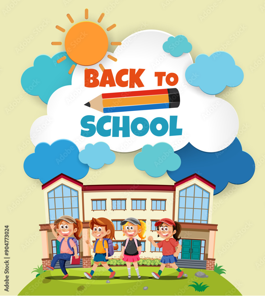 Back to School Illustration Back to School Illustration