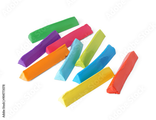 Set of colorful play dough ...