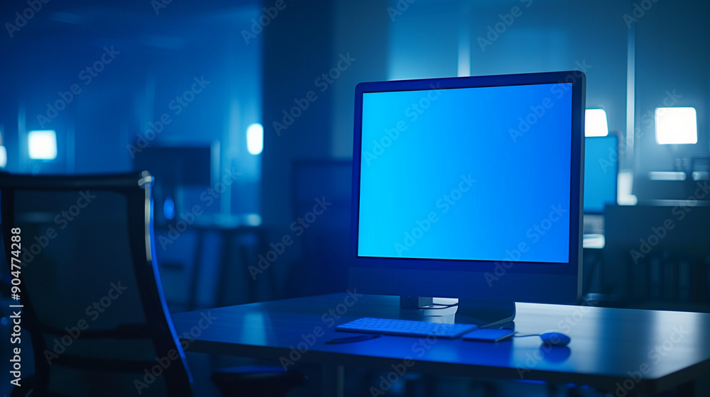 Computer Blue Screen Computer Blue Screen