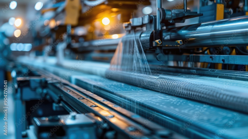 High-Tech Industrial Automation Process High-Tech Industrial Automation Process