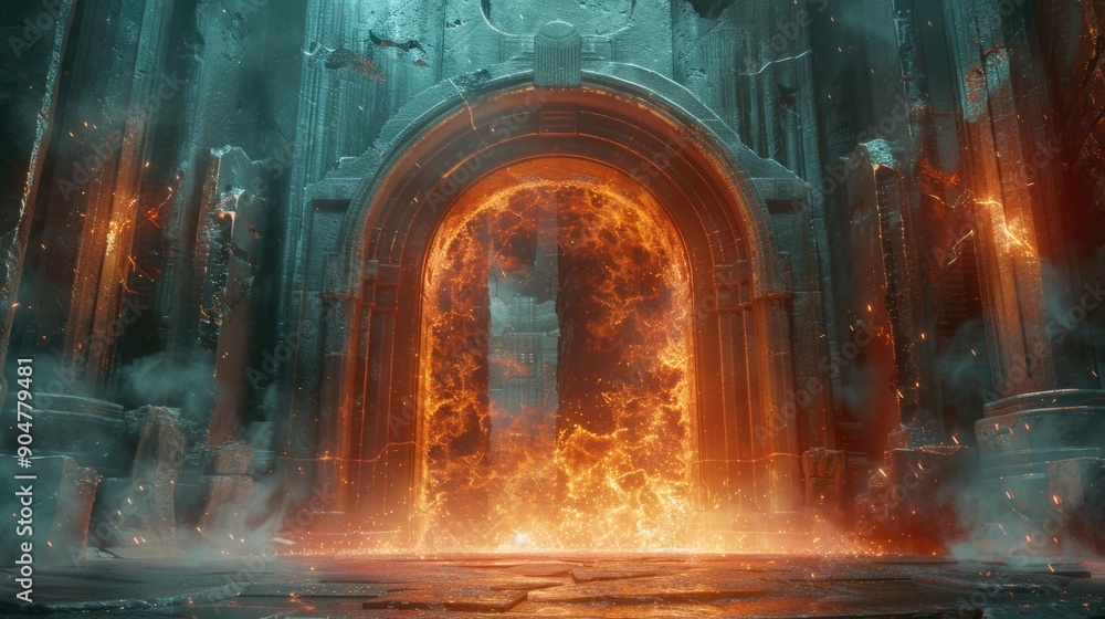 Large Fire in Big Building Large Fire in Big Building