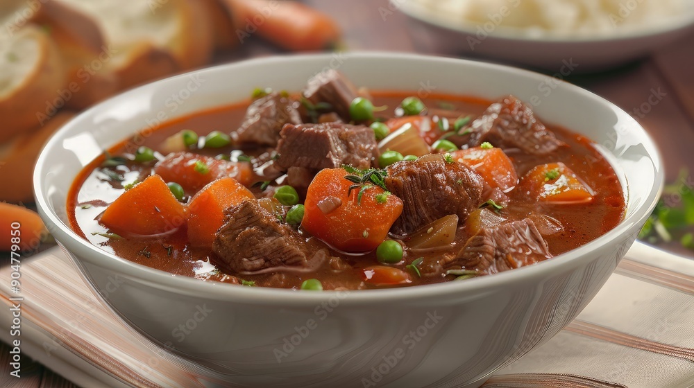 Beef Stew with Carrots and Peas Beef Stew with Carrots and Peas