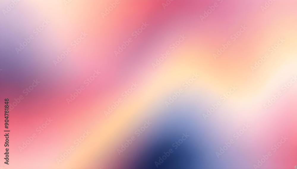 Dreamy pastel pink, yellow, and dark blue grainy gradient abstract background illustration Dreamy pastel pink, yellow, and dark blue grainy gradient abstract background illustration