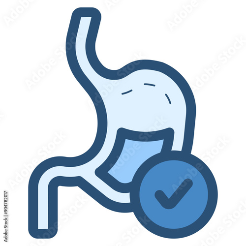 healthy stomach digestion icon