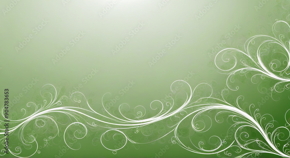 green floral background with space green floral background with space