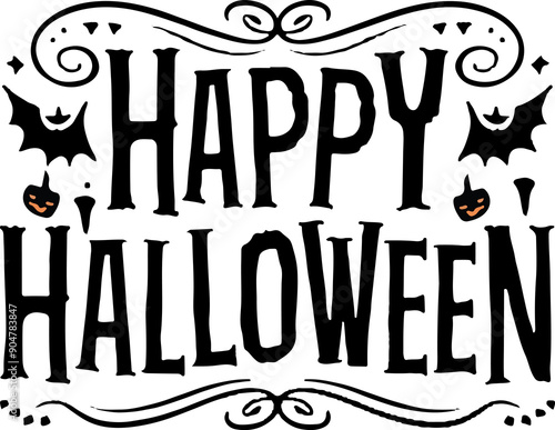happy Halloween t-shirt PNG