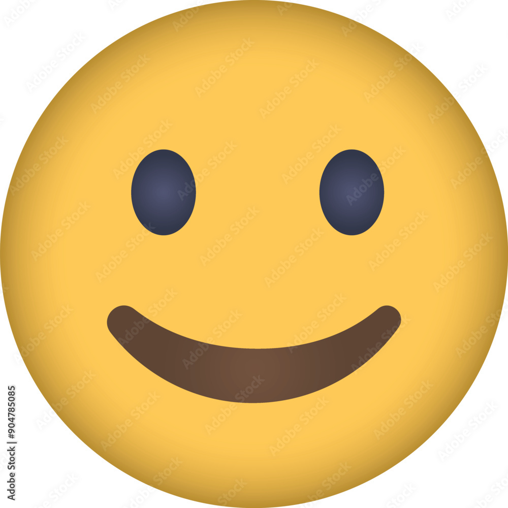 Fototapeta premium Emoji Design. smile expression face, emoticon illustration.