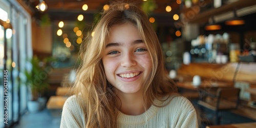 Wallpaper Mural Girl with donut Torontodigital.ca