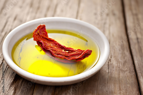 Sun-dried tomato bathes in ...