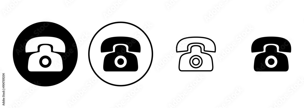 Telephone icon set. phone icon vector. Telephone icon set. phone icon vector.