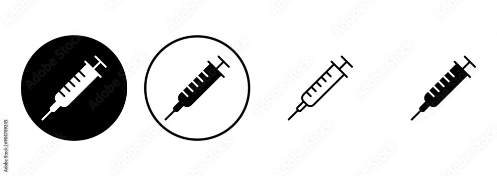 Syringe icon set. injection icon vector. Syringe icon set. injection icon vector.