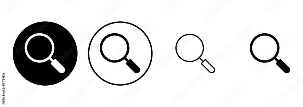 Search icon set. search magnifying glass icon Search icon set. search magnifying glass icon
