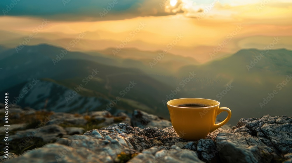 Sunrise Coffee on the Mountain