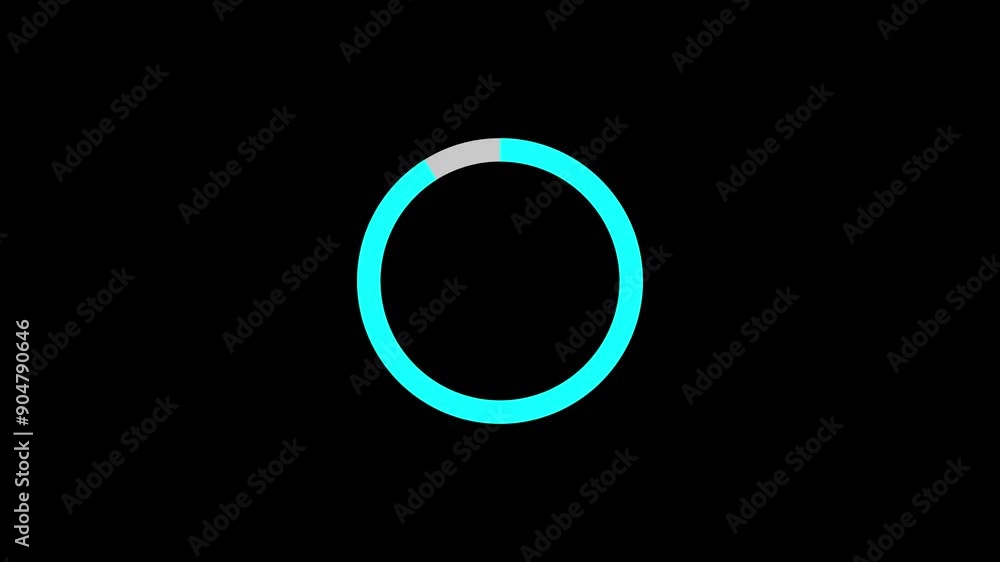 loading circle preloaded rotating inter face loop out animation with white background. 4k video. loading circle preloaded rotating inter face loop out animation with white background. 4k video.