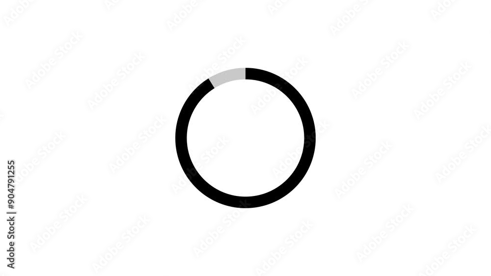loading circle preloadet rotating inter face loop out animation with white background. 4k video. loading circle preloadet rotating inter face loop out animation with white background. 4k video.