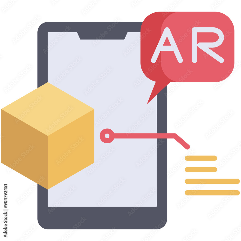 Augmented Reality Illustration Augmented Reality Illustration