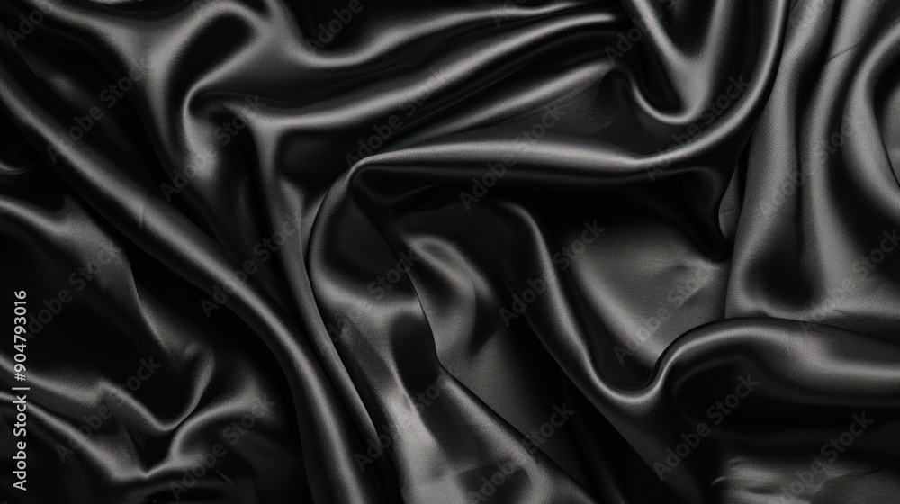 Abstract Black Satin Texture Abstract Black Satin Texture