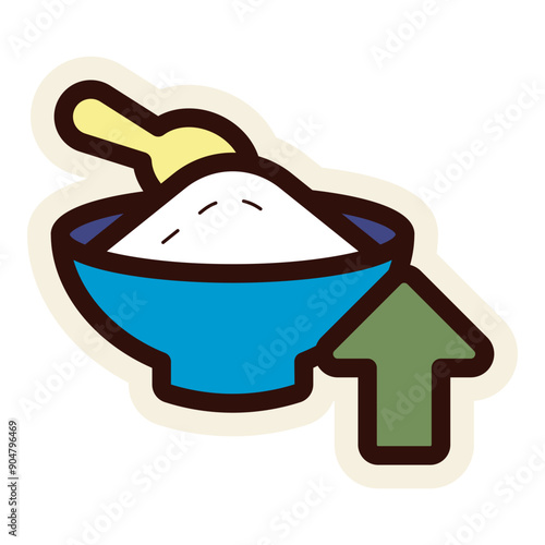 increased food appetite sticker