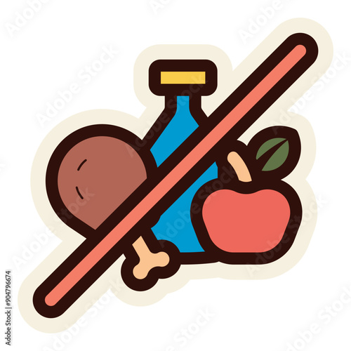 food intolerance sticker