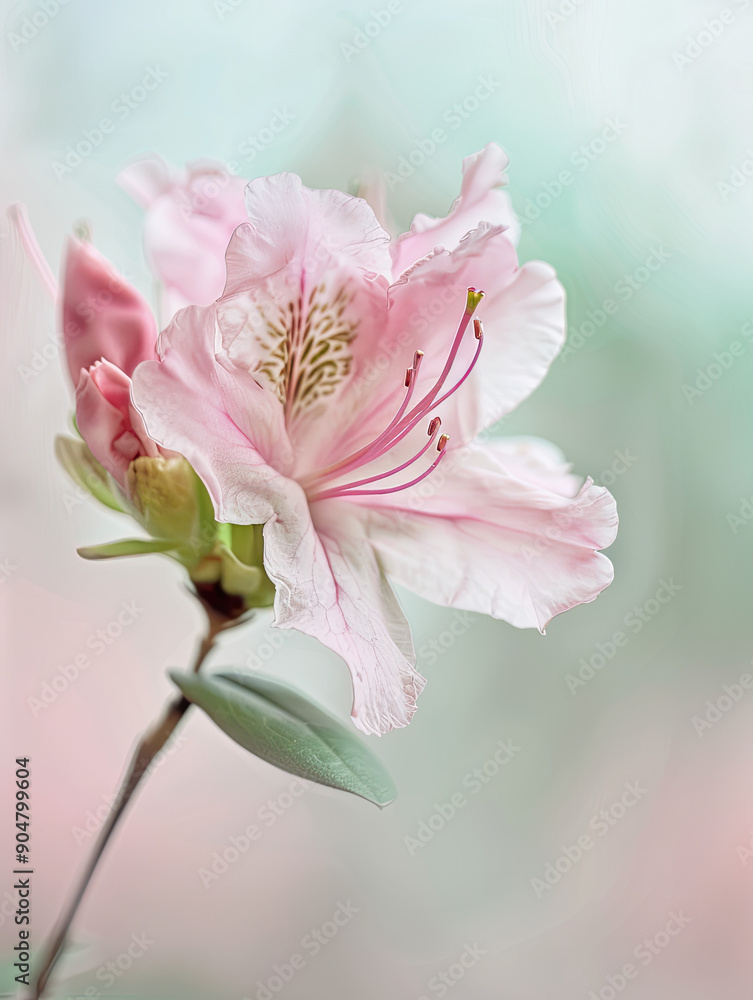 Delicate Pink Azalea in Macro Delicate Pink Azalea in Macro
