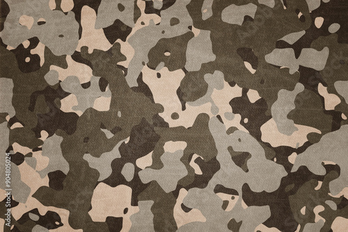 Texture of fabric with military camouflage. Military theme background.